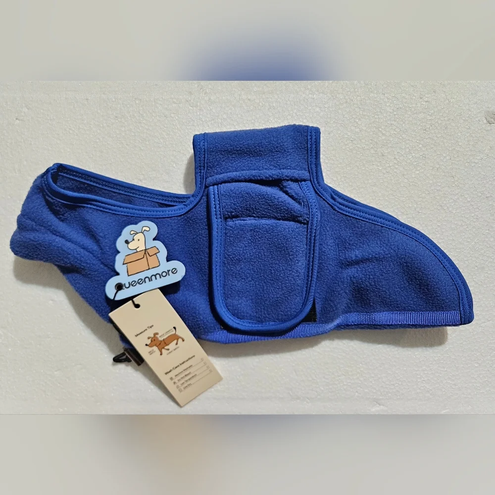 The Queenmore Super Soft Fleece Dog Jacket in size XS is a cozy and stylish wint